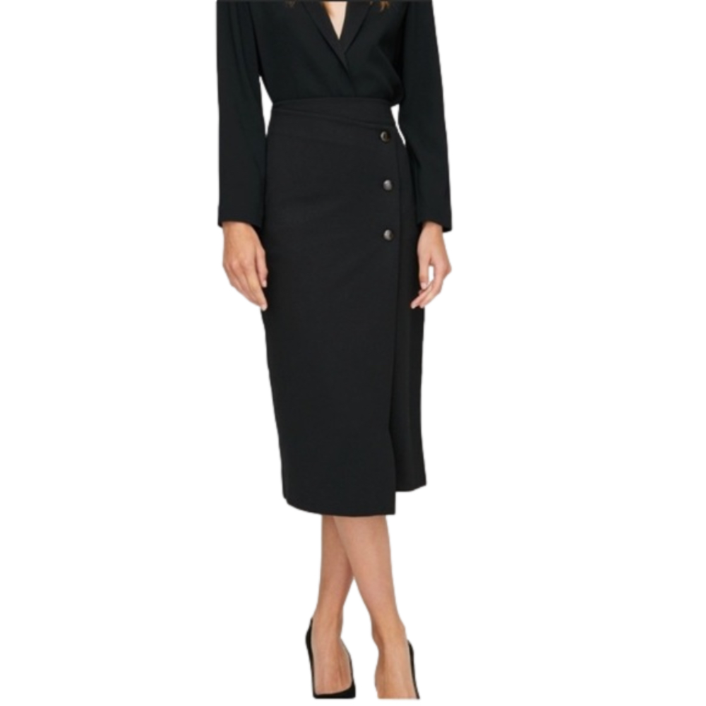 NWT Babaton BILLY skirt from Aritzia. Brand New. Black mid length skirt - Picture 2 of 12